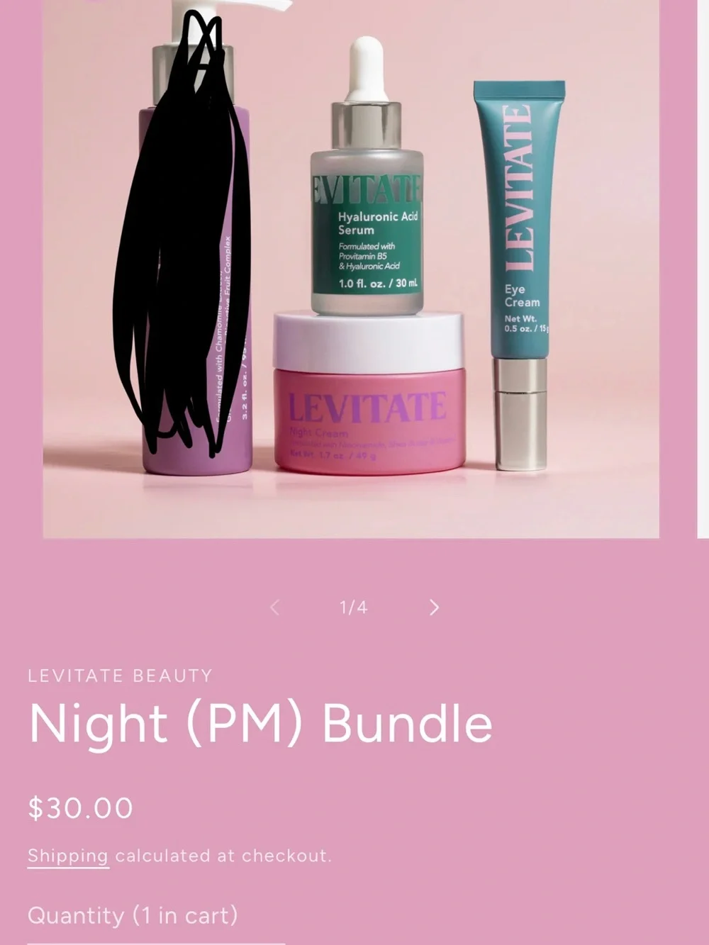 Night (PM) Bundle — Pink skin care set - Picture 1 of 6